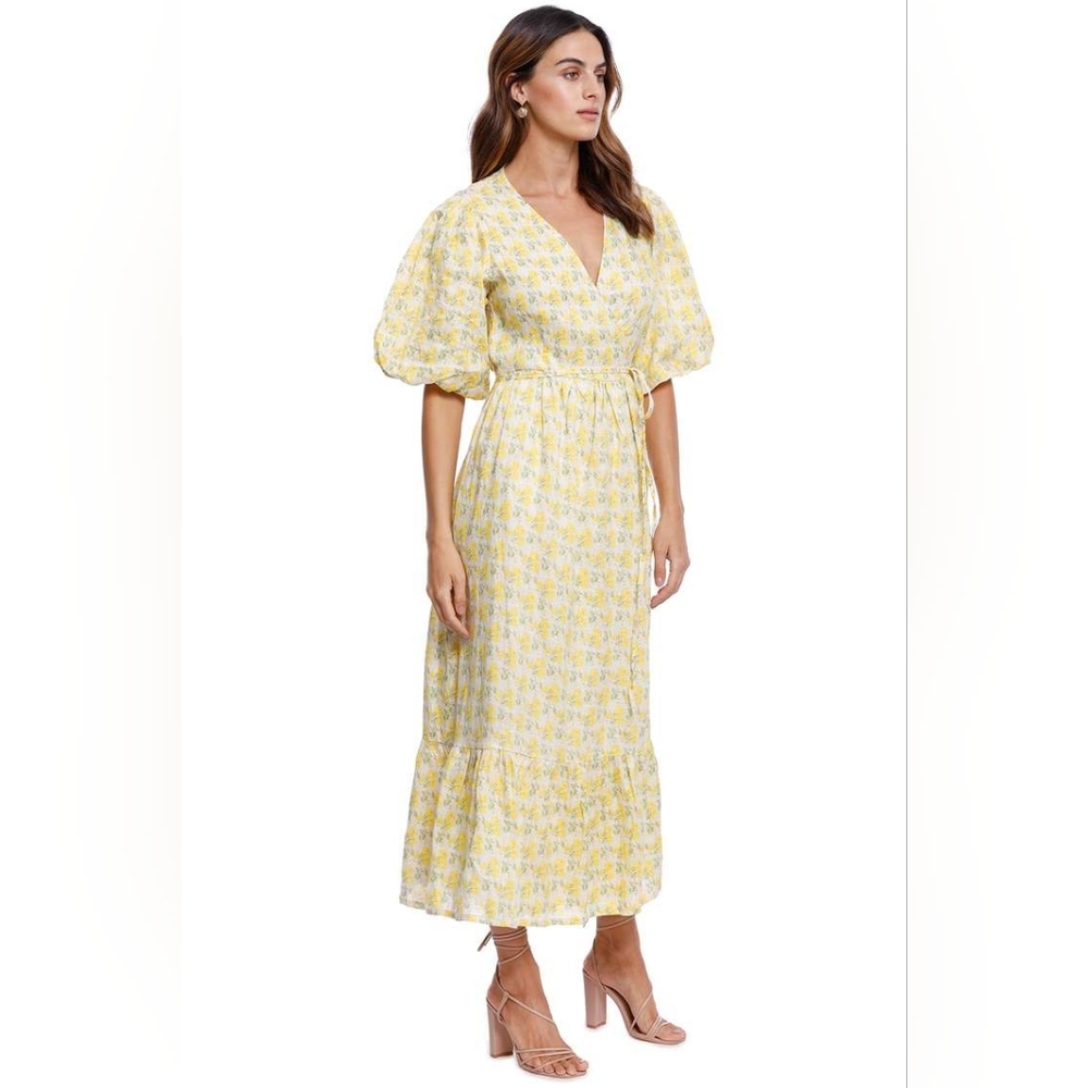 Faithful The Brand Thulla Wrap Floral Dress